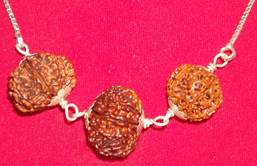 Kaam Dev Pendant (Nepal Beads) in Silver Chain