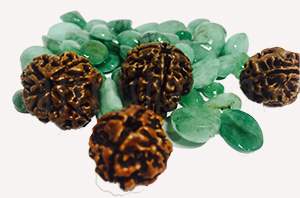 4 mukhi rudraksh emerald