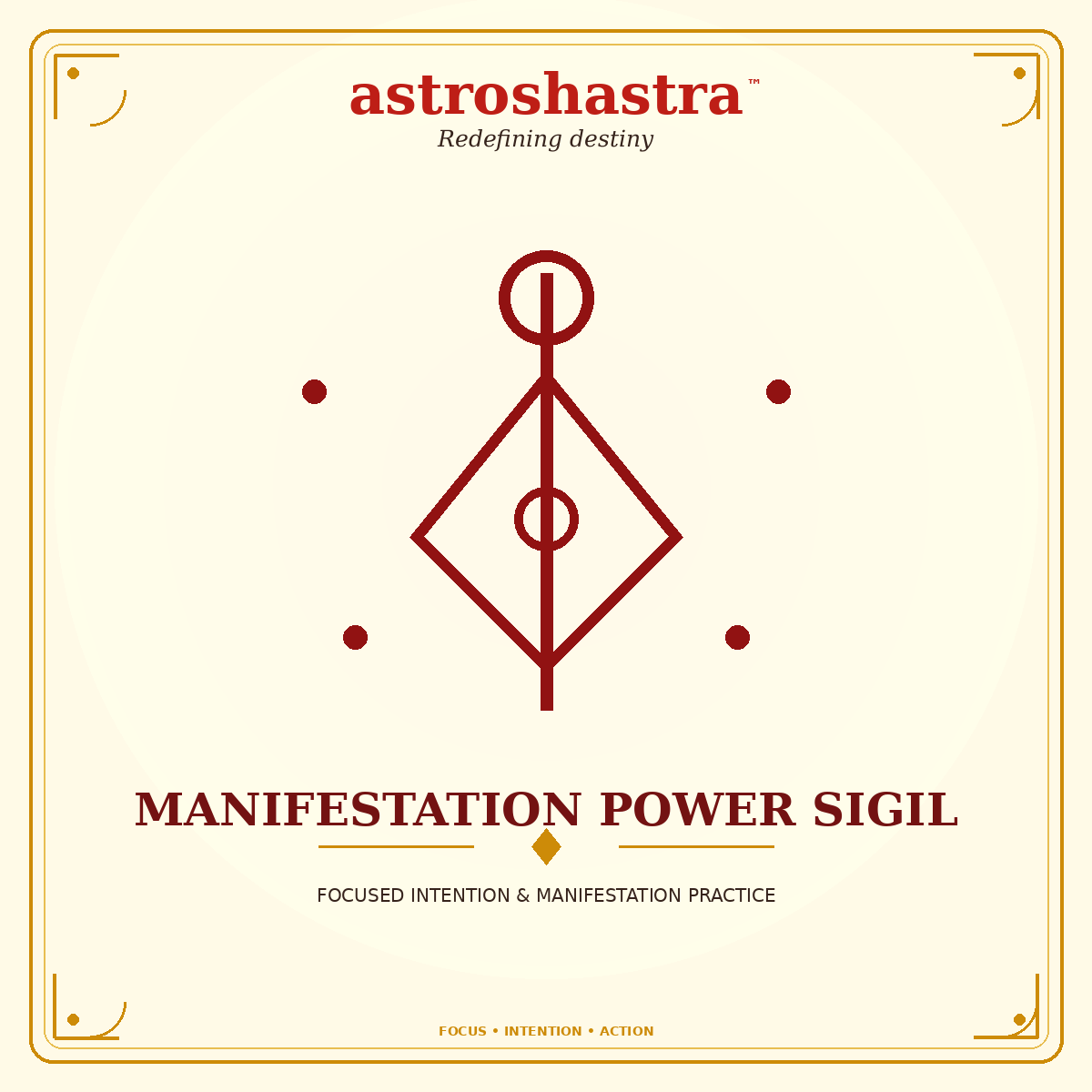 Manifestation Power Sigil - Astroshastra