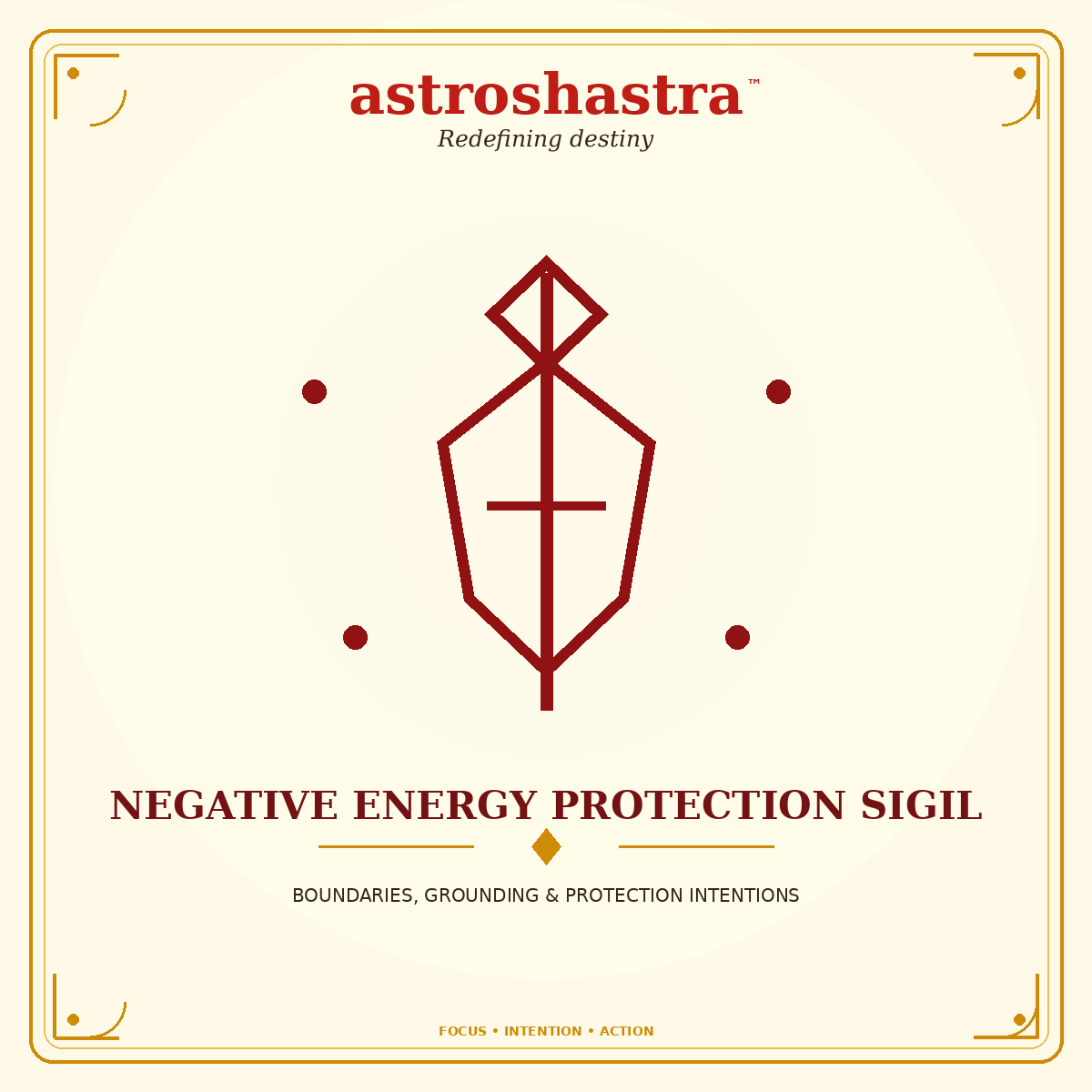 Negative Energy Protection Sigil - Astroshastra